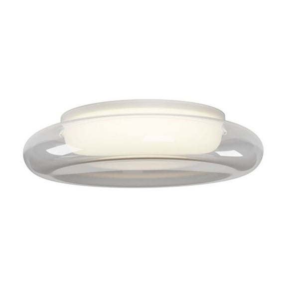 E51021-10WT-ET2 Lighting-Bubble - 16W 1 LED Flush Mount-3.25 Inches Tall and 13.75 Inches Wide