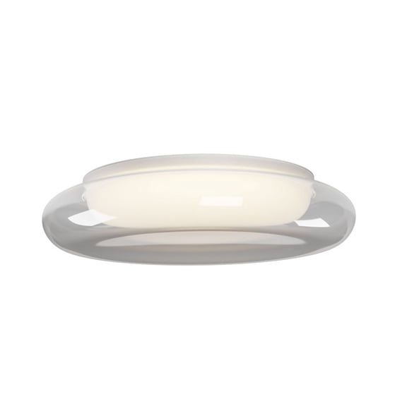 ET2 Lighting - Bubble - 24W 1 LED Flush Mount-4 Inches Tall and 18 Inches Wide