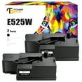 thumbnail image 1 of E525W Toner Cartridge 2* Black | Compatible for Dell E525W E525 525w for Dell 593-BBJU 593-BBJV 593-BBJW 593-BBJX High Yield Printer Ink, 1 of 7