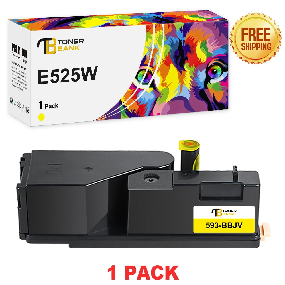 E525W Toner Cartridge Yellow | Compatible for Dell E525W E525 525w for ...