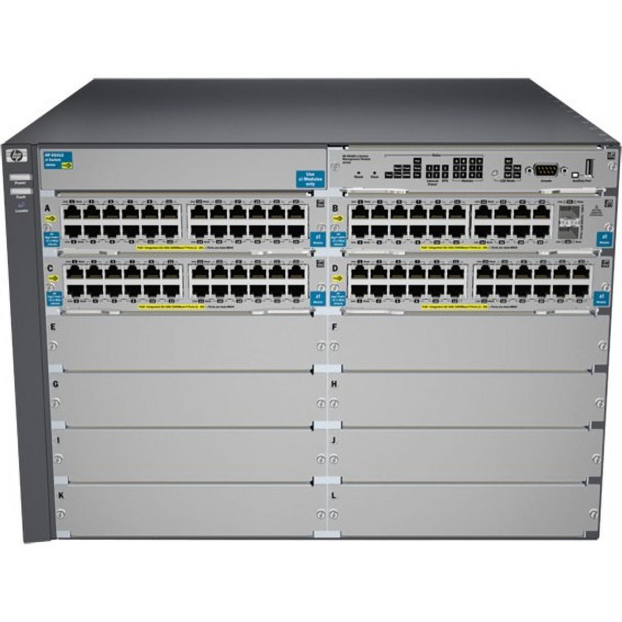 E5412-92G-PoE+/2XG-SFP+ v2 zl Switch Chassis - Walmart.com