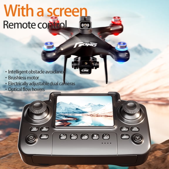 E55 Dual-Camera Drone,50x Zoom, Built-in Screen Remote Controller,Intelligent Obstacle Avoidance,Dual-Battery Configuration,Optical Flow Hovering Technology