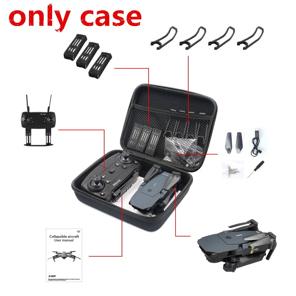 E58 JY018 JY019 GW58 X6 E010 E010S E013 E50 Foldable Arm RC FPV Drone Handbag Carrying Case Box Bag Walmart