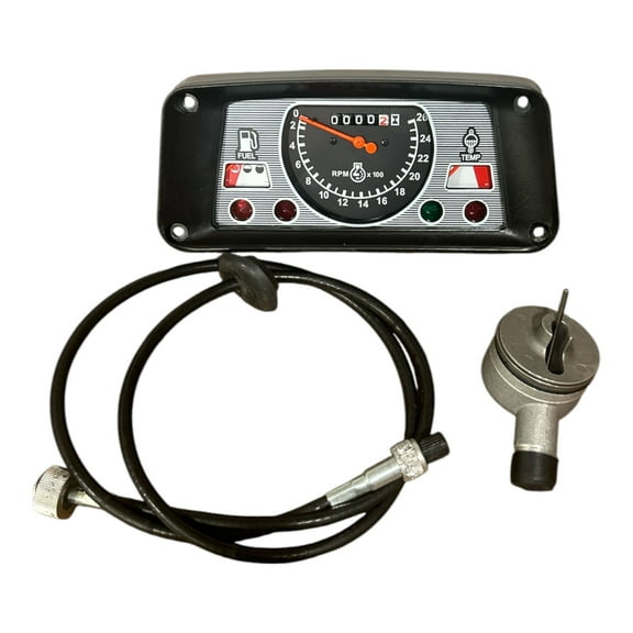 E5NN10849BA Instrument Cluster Gauge Kit for Ford Tractors 4100, 4600 Includes Cable C7NN17365A & Tach Drive D3NN17N264B Counter Clockwise