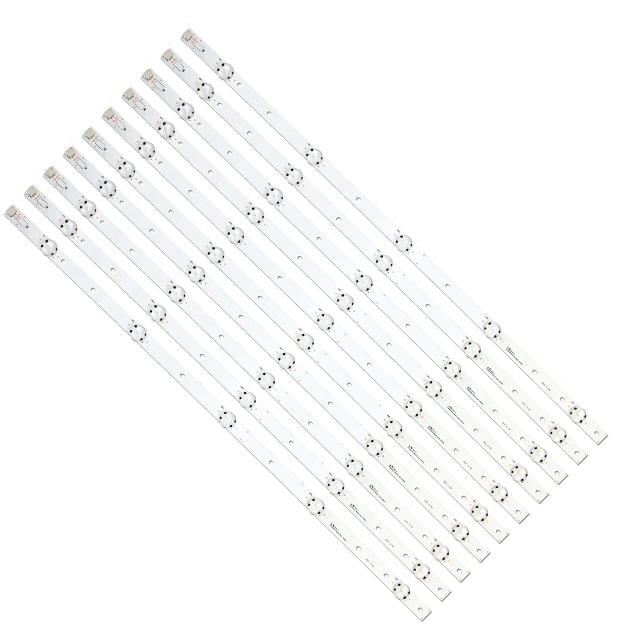 4pcs TV LED Backlight Strips For Toshiba 50C350KE, CV500U2-T01, 50C350KU Models - White Light