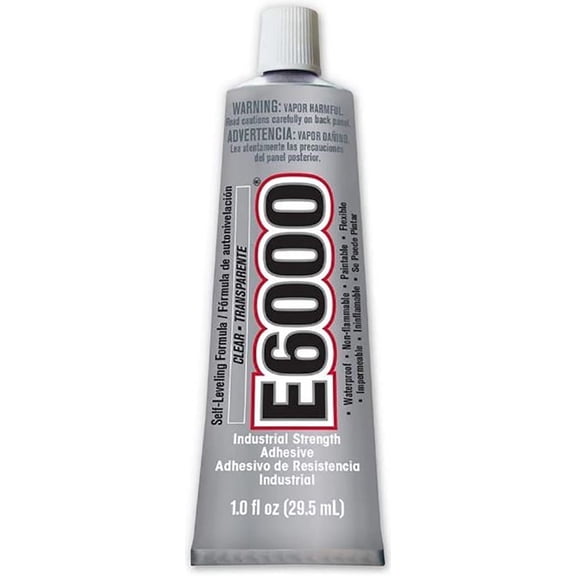 E6000 231012 Medium Viscosity Industrial Strength Adhesive 1oz. 2 Pack