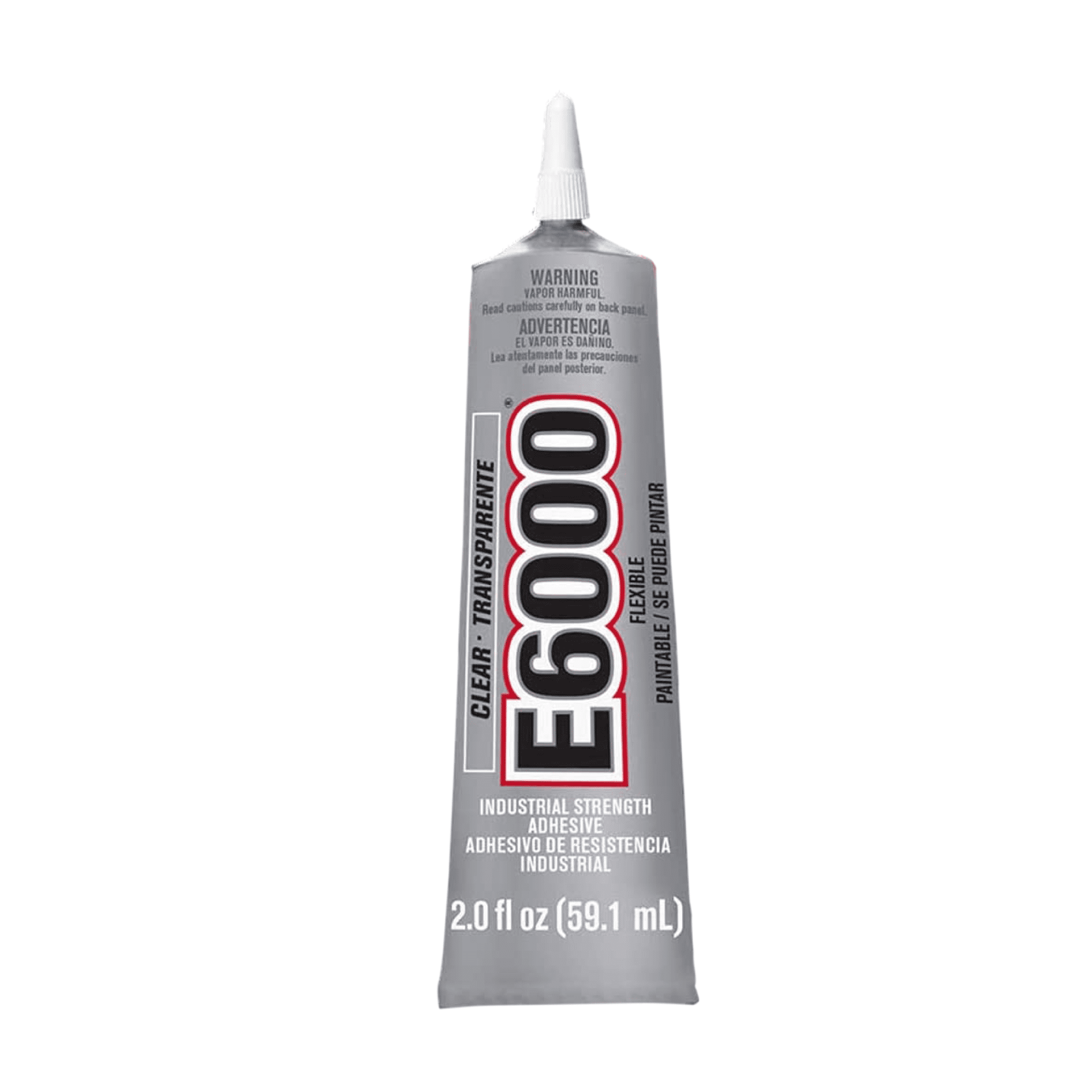 E6000 237032 Industrial Adhesive, Clear Crafting Glue, 2 Pack, 2 fl. oz.
