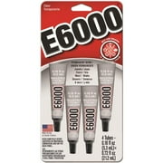 E6000 24 Hours Industrial Strength Adhesive Glue, Clear, 0.18 fl oz
