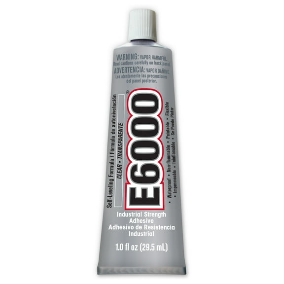 E6000 Clear Industrial Strength Adhesive-1oz