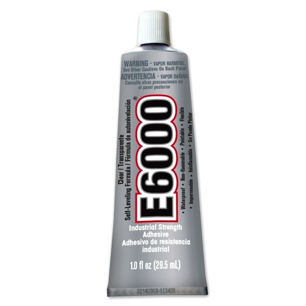 E6000 Heavy Duty Clear Permanent Bond Craft Adhesive 1 oz. Glue