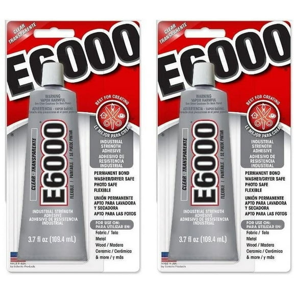 E6000 Craft Adhesive 3.7 oz Pack of 2