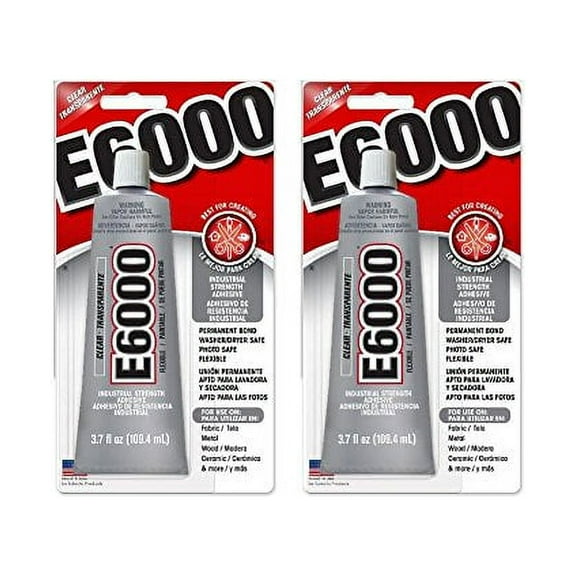 E6000 Craft Adhesive 3.7 oz (Pack of 2)