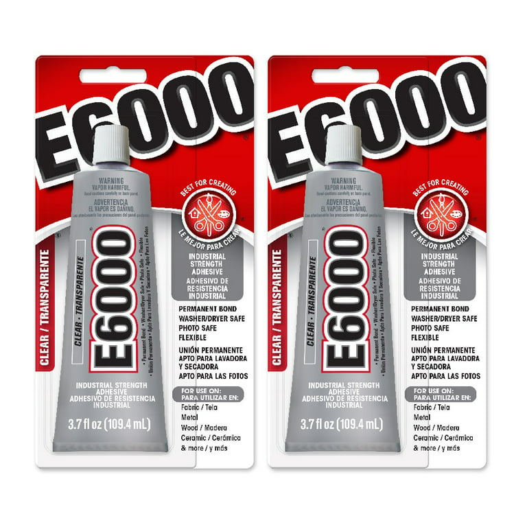 E-6000 Industrial Strength Glue Adhesive Tube, 1/2-Ounce 
