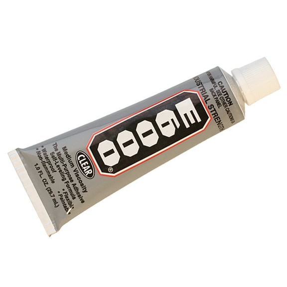 E6000 Glue - 3.7 Oz Jewelry Making Beading Metal Ceramics Glass Repair Adhesive Bond - GLU-600.00