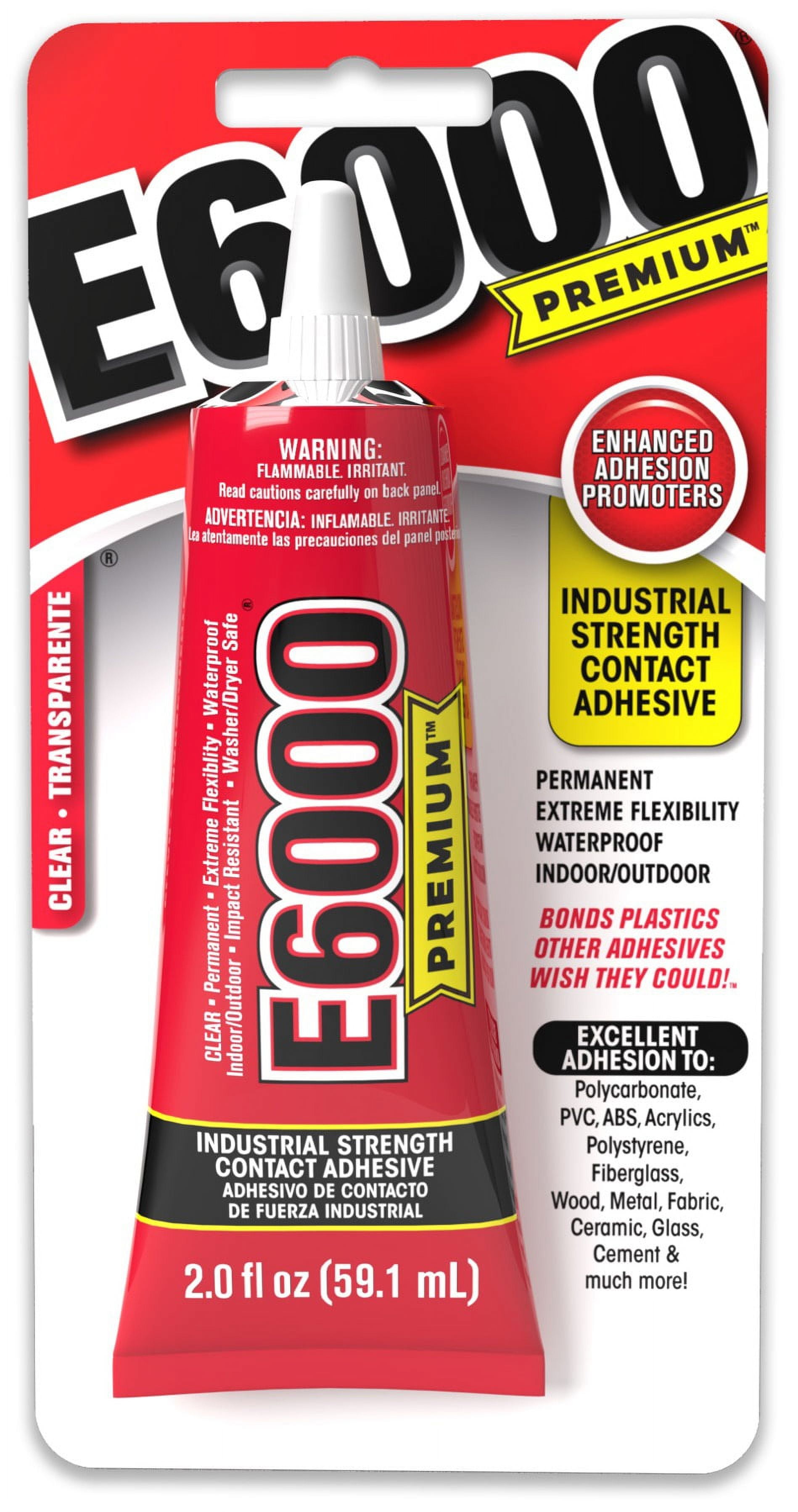 E6000 Premium Clear Adhesive With Nozzle Tip2oz