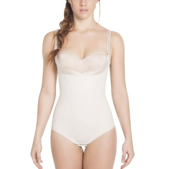 E6005 Invisible Slimming Braless Body Shaper Color Nude Size XL