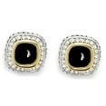 thumbnail image 1 of E6701J Designer Cable Eternity Earring Jet Black, 1 of 1