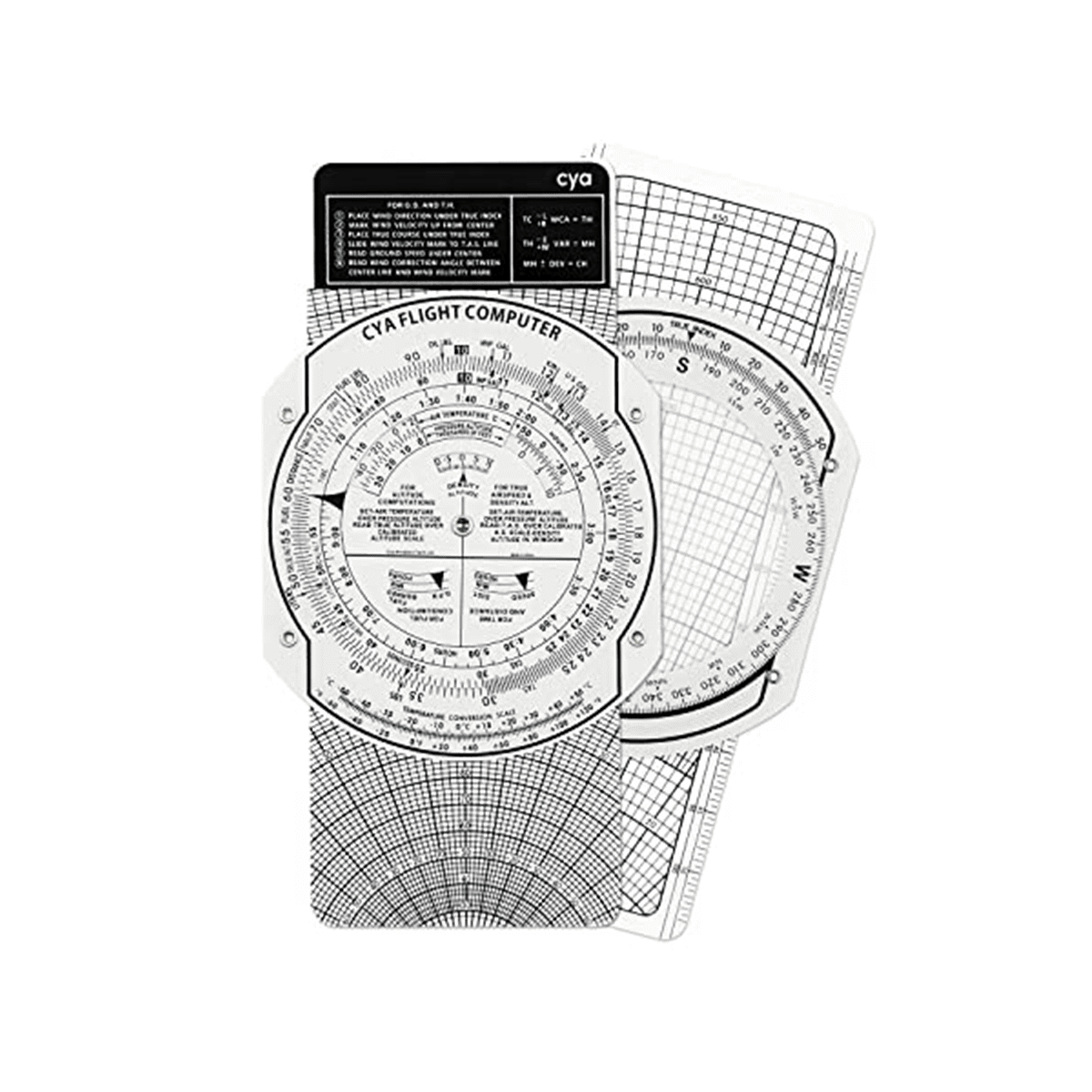 E6B Plastic Flight Computer, Patented Aviation Pilot Flight Computer