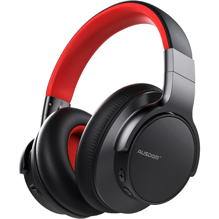 E7 Bluetooth Noise Cancelling Headphones Over Ear ANC Headphones with rophone 50H Playtime Hi Fi Walmart