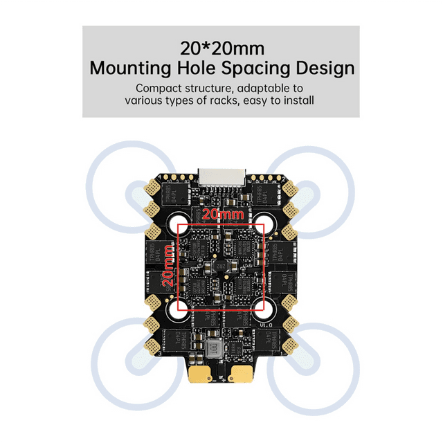 E70 G1 4-in-1 ESC 2-8S 70A BLHeli 32-bit 128K UAV ESC for FPV - Walmart.com