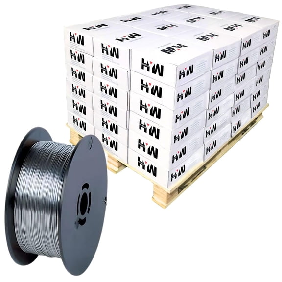 E71T-1C/1M Flux Cored Mild Steel Gas Shielded .052" Welding Wire 72 x 33-pound Spools on a Pallet