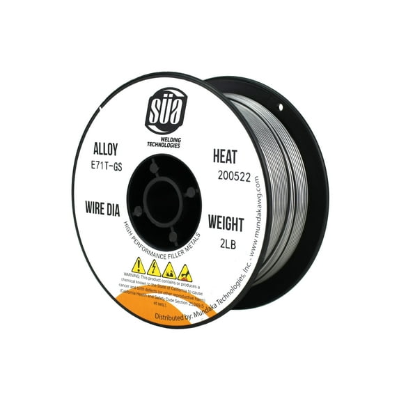 E71T-GS - Fluxcored MIG Wire - GASLESS - 2 Lb Spool x 0.035"