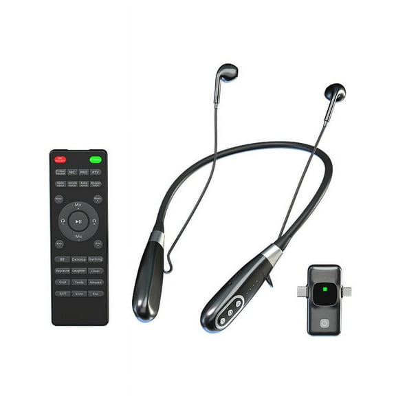 E8 Microphone Mobile Live Streaming Sound Card Headset Neck Hanging