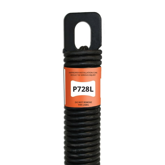 E900 HARDWARE P728L 28-Inch Low Tension Plug-End Garage Door Spring (.177" #7 Wire)