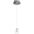 thumbnail image 1 of E94572-21-ET2 Lighting-Starburst - One Light RapidJack Pendant   Satin Nickel Finish with Clear/Violet Glass, 1 of 5