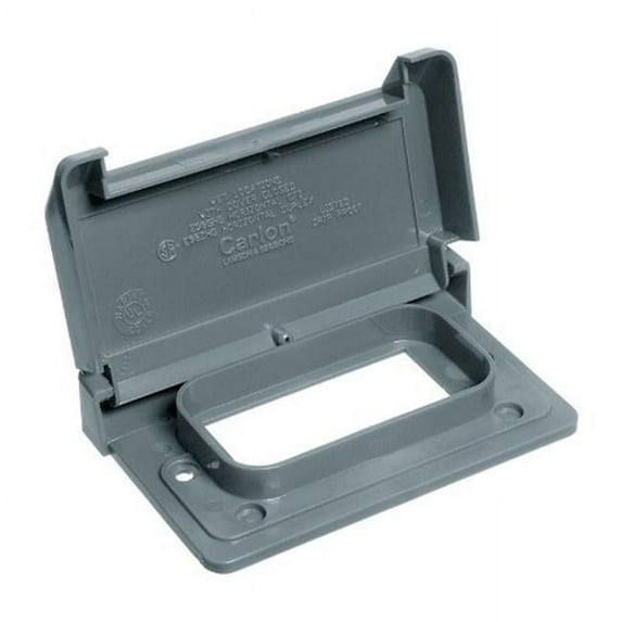 E98GHGN-CAR Weatherproof GFCI Outlet Covers Gray
