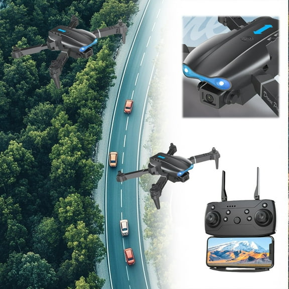 E99 Foldable Aerial Photography with Fixed Altitude Function 6 Channel Camera Track Flight for Outdoor Photography High Performance Flying Machine