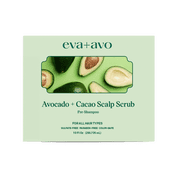 Eva Avo Avocado & Cacao Scalp Scrub, Exfoliating, 10 oz