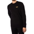 thumbnail image 1 of EA7 Chest Logo Sweatshirt, Black, 1 of 6
