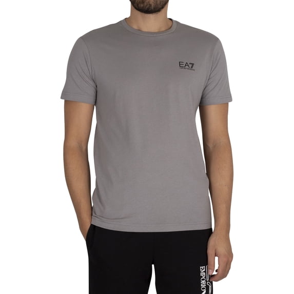 EA7 Chest Logo T-Shirt, Grey