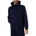 thumbnail image 1 of EA7 Chest Logo Zip Hoodie, Blue, 1 of 6