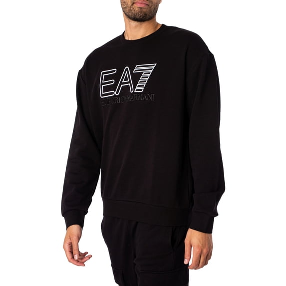 EA7 Graphic Sweatshirt, Black