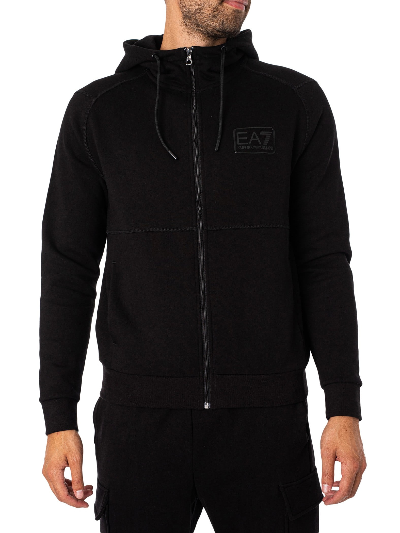 Ea7 zip 2025 up hoodie