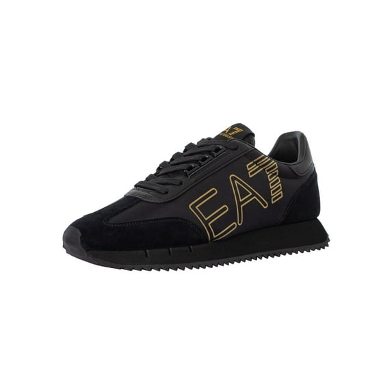EA7 Side Logo Trainers, Black