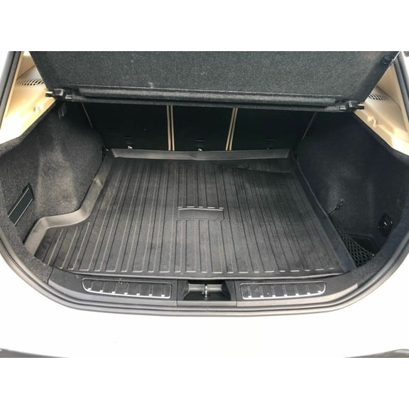 EACCESSORIES EA Cargo Liner  Trunk Mat for BMW X1 E84 2010-2015  Weather-Resistant Trunk Mats for Cars with Raised Lip  Non-Slip Car Trunk Mat Rubber  Easy to Install  Laser Pre-Cut Design