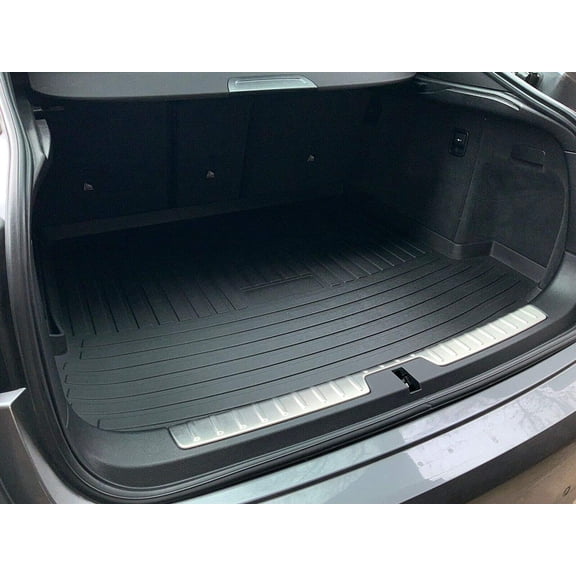 EACCESSORIES EA Cargo Liner  Trunk Mat for BMW X6 E71 E72 F86 F16 2008-2019  Weather-Resistant Trunk Mats for Cars with Raised Lip  Non-Slip Car Trunk Mat Rubber  Laser Pre-Cut Design