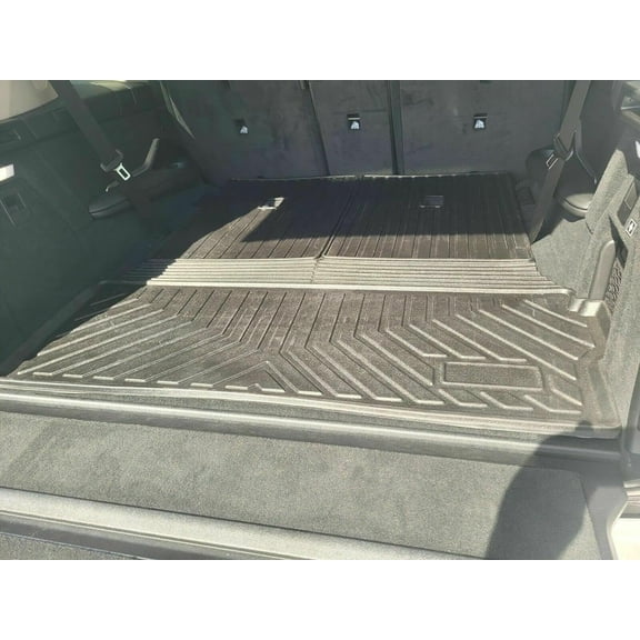 EACCESSORIES EA Cargo Liner  Trunk Mat for BMW X7 2019-2024  Weather-Resistant Trunk Mats for Cars with Raised Lip  Non-Slip Car Trunk Mat Rubber  Easy to Install  Laser Pre-Cut Design