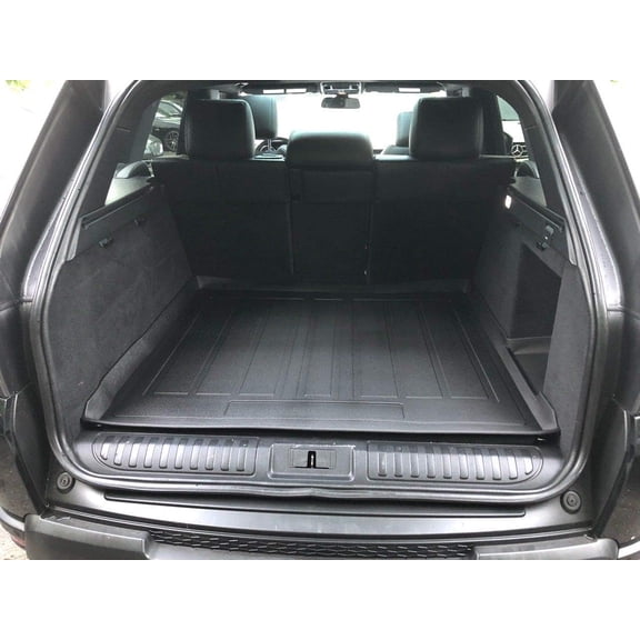EACCESSORIES EA Cargo Liner  Trunk Mat for Land Rover Range Rover Sport 2014-2022  Weather-Resistant Trunk Mats for Cars with Raised Lip  Non-Slip Car Trunk Mat Rubber  Laser Pre-Cut Design