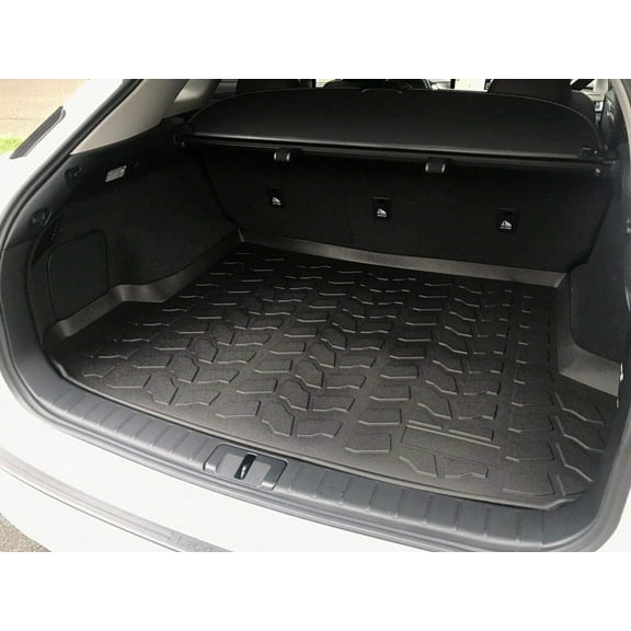 EACCESSORIES EA Cargo Liner Trunk Mat for Lexus RX350 RX450h 2016-2022 Weather-Resistant Trunk Mats for Cars with Raised Lip Non-Slip Car Trunk Mat Rubber Laser Pre-Cut Design
