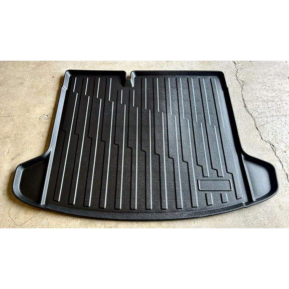 EACCESSORIES EA Cargo Liner Trunk Mat for Nissan Kicks 2019-2024 Weather-Resistant Trunk Mats for Cars with Raised LipNon-Slip Car Trunk Mat Tray Pad BootLaser Pre-Cut Design