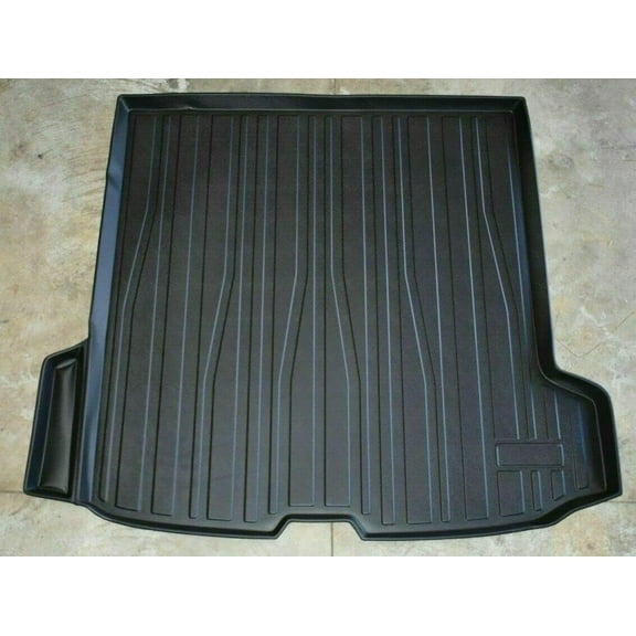 EACCESSORIES EA Cargo Liner Trunk Mat for Volvo XC90 2016-2024 Weather-Resistant Trunk Mats for Cars with Raised Lip Non-Slip Car Trunk Mat Rubber Easy to Install Laser Pre-Cut Design