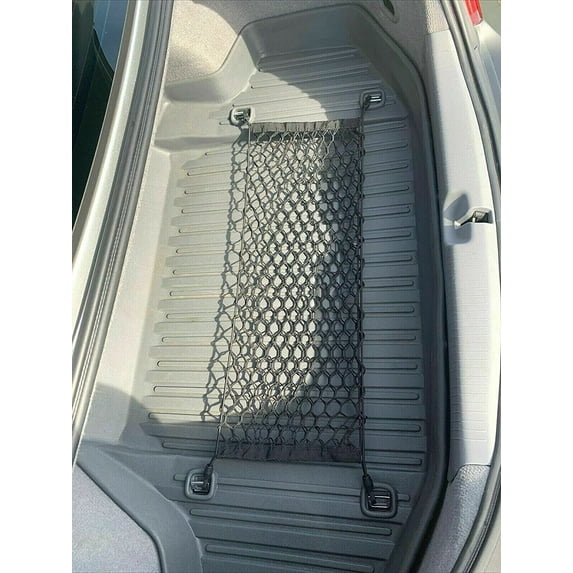 EACCESSORIES EA Rear Trunk Organizer Cargo Net for Acura RL 2005-2012 – Floor Style Cargo Net for Sedan – Premium Mesh Elastic Car Trunk Organizer Vehicle Carrier Storage – Compatible with Acura RL