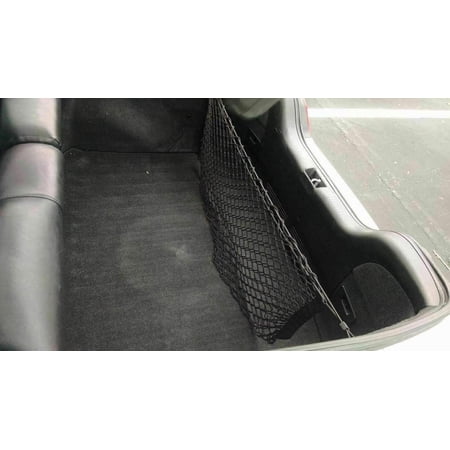 EACCESSORIES EA Rear Trunk Organizer Cargo Net for Acura RSX 2002-2006 – Envelope Style Cargo Net for SUV – Premium Mesh Elastic Car Trunk Organizer Vehicle Carrier Storage – Compatible Acura RSX