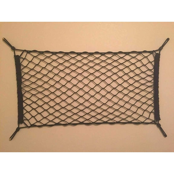 EACCESSORIES EA Rear Trunk Organizer Cargo Net for Acura TL 1999-2014 Floor Style Cargo Net for Sedan Premium Mesh Elastic Car Trunk Organizer Vehicle Carrier Storage Compatible with Acura TL