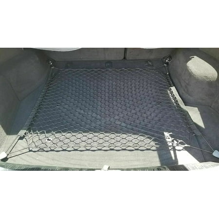 EACCESSORIES EA Rear Trunk Organizer Cargo Net for BMW 3-Series 2000-2019 – Floor Style Cargo Net for Wagon – Premium Mesh Car Trunk Organizer Vehicle Carrier Storage – Compatible with BMW 3-Series
