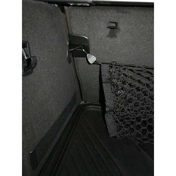 EACCESSORIES EA Rear Trunk Organizer Cargo Net for BMW X3 2011-2023 Envelope Style Cargo Net for SUV Premium Mesh Elastic Car Trunk Organizer Vehicle Carrier Storage Compatible BMW X3 2011-2023